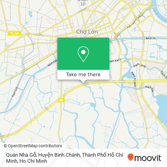 Quán Nhà Gỗ, Huyện Bình Chánh, Thành Phố Hồ Chí Minh map