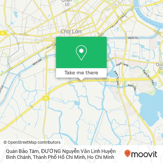 Quán Bảo Tâm, ĐƯỜNG Nguyễn Văn Linh Huyện Bình Chánh, Thành Phố Hồ Chí Minh map