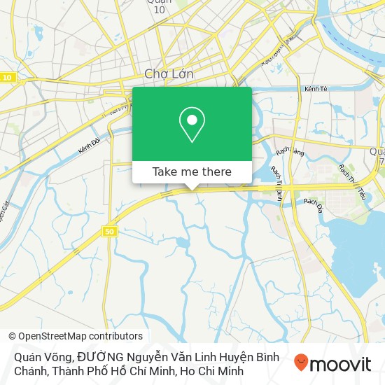 Quán Võng, ĐƯỜNG Nguyễn Văn Linh Huyện Bình Chánh, Thành Phố Hồ Chí Minh map