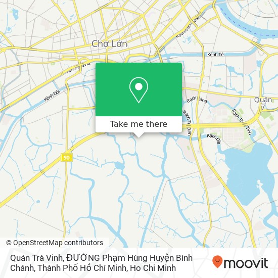 Quán Trà Vinh, ĐƯỜNG Phạm Hùng Huyện Bình Chánh, Thành Phố Hồ Chí Minh map