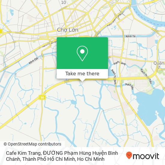 Cafe Kim Trang, ĐƯỜNG Phạm Hùng Huyện Bình Chánh, Thành Phố Hồ Chí Minh map