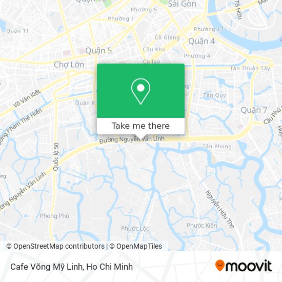 Cafe Võng Mỹ Linh map