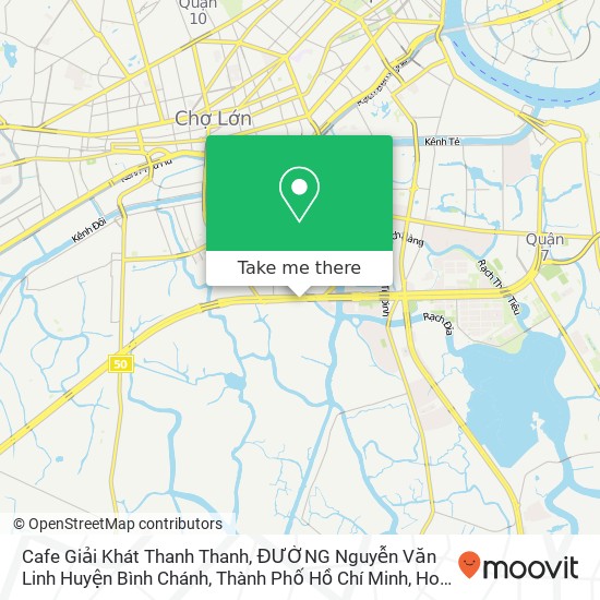 Cafe Giải Khát Thanh Thanh, ĐƯỜNG Nguyễn Văn Linh Huyện Bình Chánh, Thành Phố Hồ Chí Minh map