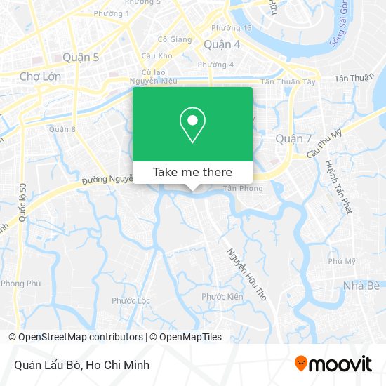 Quán Lẩu Bò map