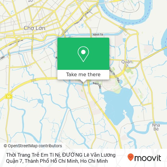 Thời Trang Trẻ Em Tí Nị, ĐƯỜNG Lê Văn Lương Quận 7, Thành Phố Hồ Chí Minh map