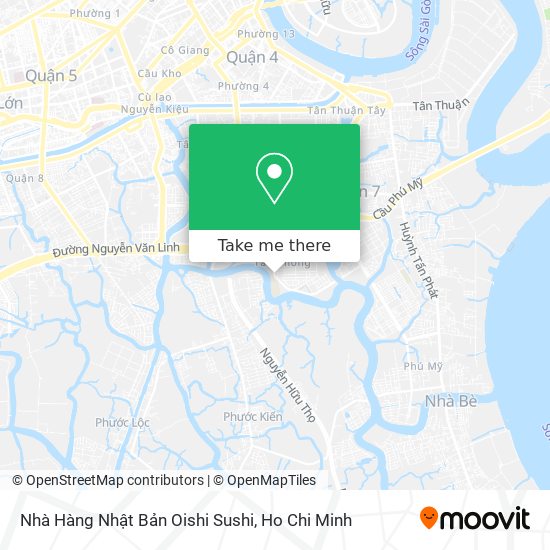 Nhà Hàng Nhật Bản Oishi Sushi map