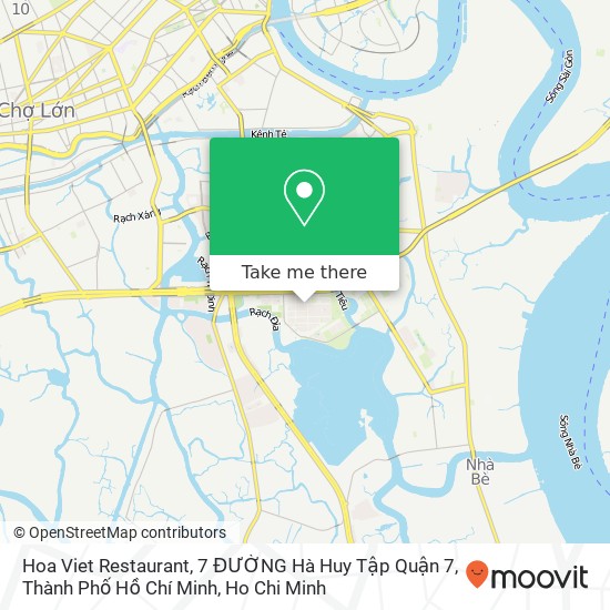 Hoa Viet Restaurant, 7 ĐƯỜNG Hà Huy Tập Quận 7, Thành Phố Hồ Chí Minh map