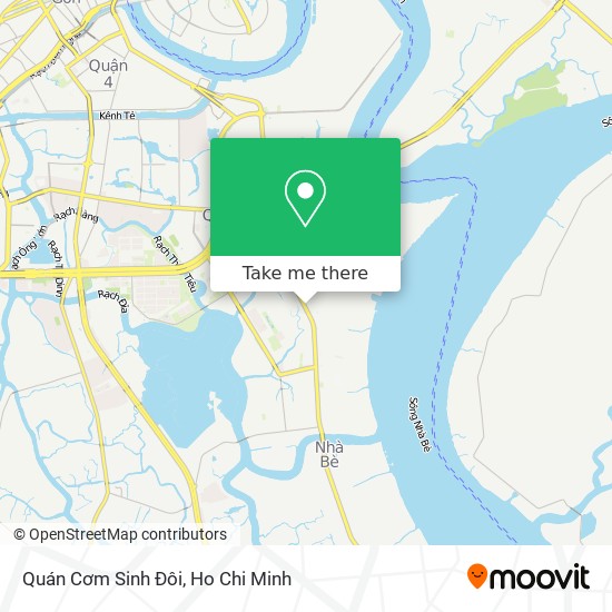 Quán Cơm Sinh Đôi map