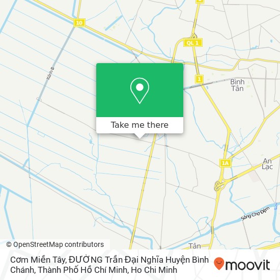 Cơm Miền Tây, ĐƯỜNG Trần Đại Nghĩa Huyện Bình Chánh, Thành Phố Hồ Chí Minh map