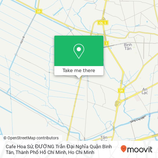 Cafe Hoa Sứ, ĐƯỜNG Trần Đại Nghĩa Quận Bình Tân, Thành Phố Hồ Chí Minh map