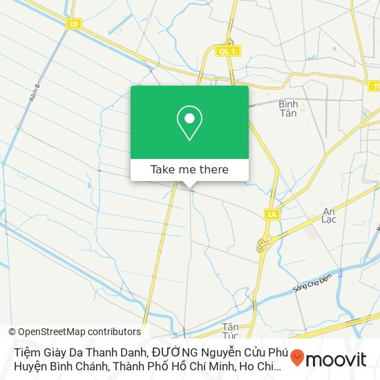 Tiệm Giày Da Thanh Danh, ĐƯỜNG Nguyễn Cửu Phú Huyện Bình Chánh, Thành Phố Hồ Chí Minh map