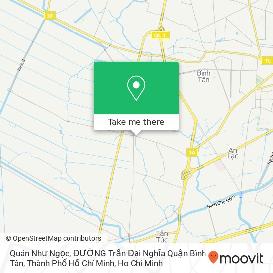 Quán Như Ngọc, ĐƯỜNG Trần Đại Nghĩa Quận Bình Tân, Thành Phố Hồ Chí Minh map