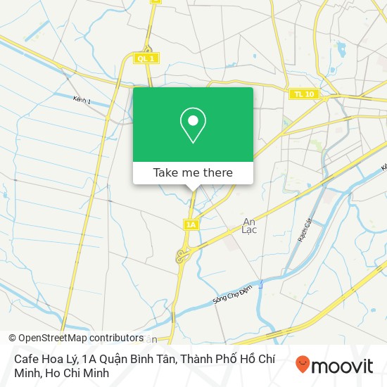 Cafe Hoa Lý, 1A Quận Bình Tân, Thành Phố Hồ Chí Minh map