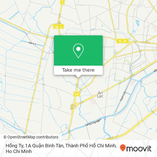 Hồng Ty, 1A Quận Bình Tân, Thành Phố Hồ Chí Minh map