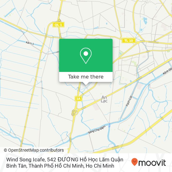 Wind Song Icafe, 542 ĐƯỜNG Hồ Học Lãm Quận Bình Tân, Thành Phố Hồ Chí Minh map