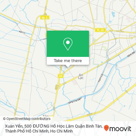 Xuân Yến, 500 ĐƯỜNG Hồ Học Lãm Quận Bình Tân, Thành Phố Hồ Chí Minh map