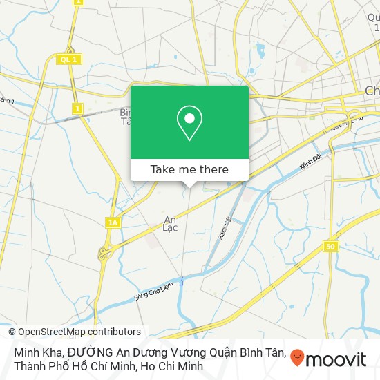 Minh Kha, ĐƯỜNG An Dương Vương Quận Bình Tân, Thành Phố Hồ Chí Minh map