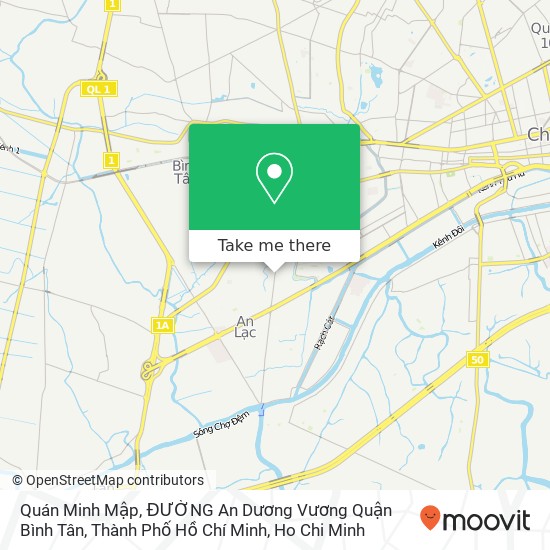 Quán Minh Mập, ĐƯỜNG An Dương Vương Quận Bình Tân, Thành Phố Hồ Chí Minh map