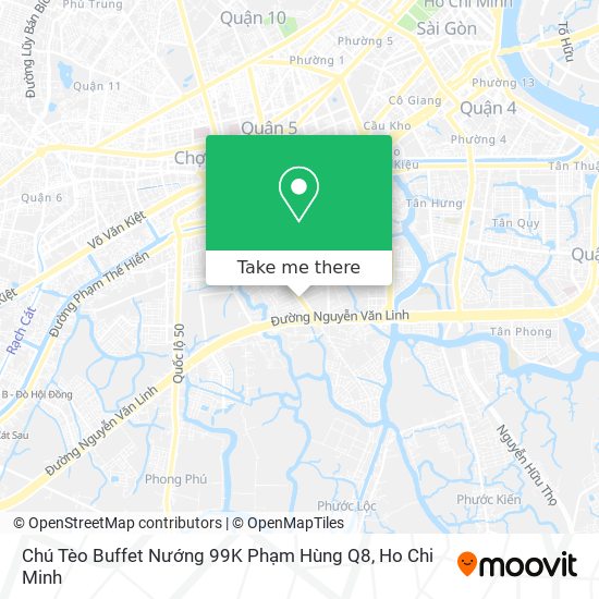 Bạn muốn tìm kiếm một nơi ăn uống ngon nhưng không biết cách đi đến Chú Tèo Buffet Nướng 99k trên đường Phạm Hùng? Với bản đồ đường đi này, bạn sẽ dễ dàng tìm đường và trải nghiệm hương vị ẩm thực tuyệt vời tại nơi này.