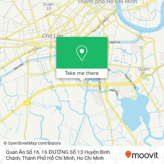 Quán Ăn Số 16, 16 ĐƯỜNG Số 13 Huyện Bình Chánh, Thành Phố Hồ Chí Minh map