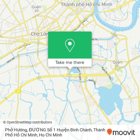 Phở Hương, ĐƯỜNG Số 1 Huyện Bình Chánh, Thành Phố Hồ Chí Minh map