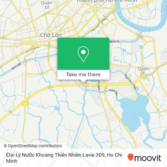 Đại Lý Nước Khoáng Thiên Nhiên Lavie 309 map