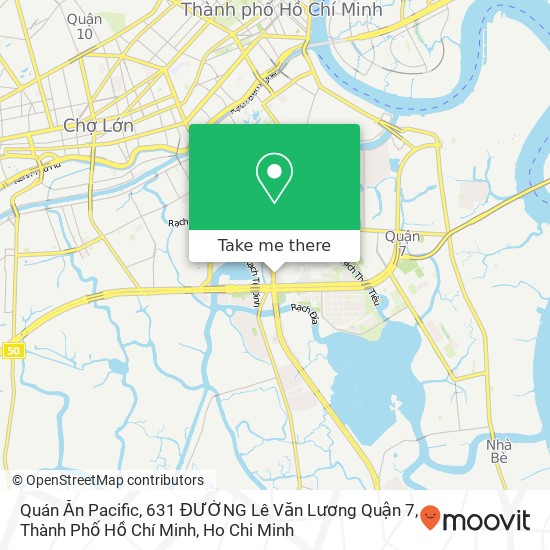Quán Ăn Pacific, 631 ĐƯỜNG Lê Văn Lương Quận 7, Thành Phố Hồ Chí Minh map