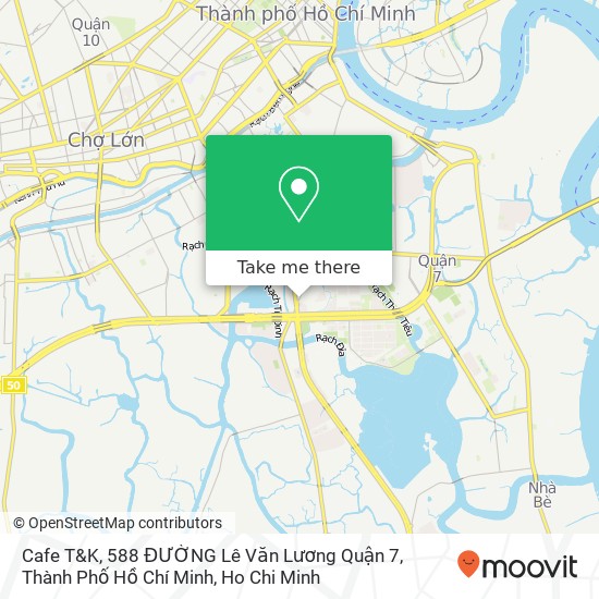 Cafe T&K, 588 ĐƯỜNG Lê Văn Lương Quận 7, Thành Phố Hồ Chí Minh map