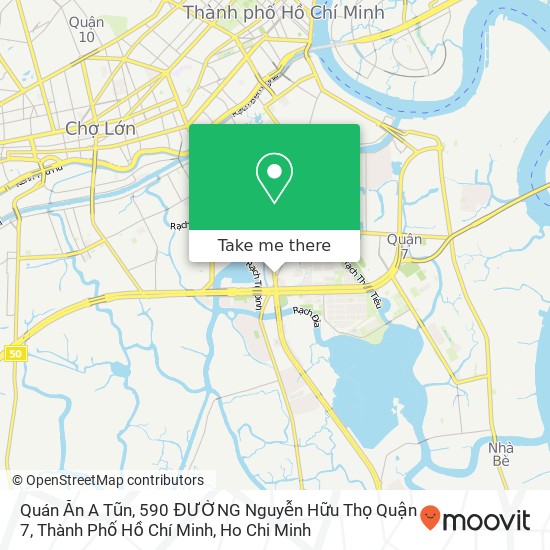 Quán Ăn A Tũn, 590 ĐƯỜNG Nguyễn Hữu Thọ Quận 7, Thành Phố Hồ Chí Minh map