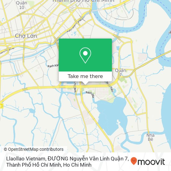 Llaollao Vietnam, ĐƯỜNG Nguyễn Văn Linh Quận 7, Thành Phố Hồ Chí Minh map