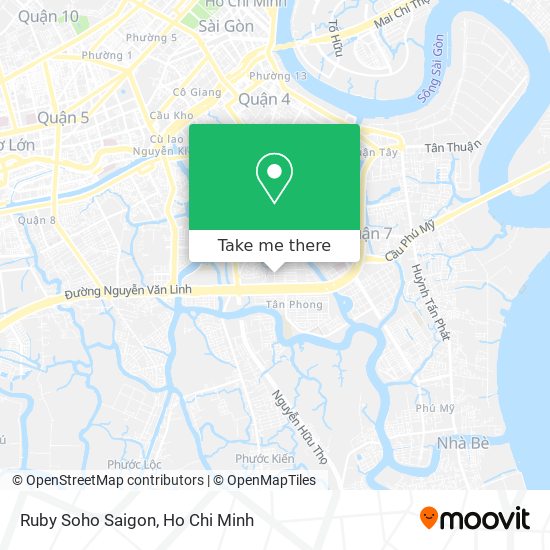 Ruby Soho Saigon map