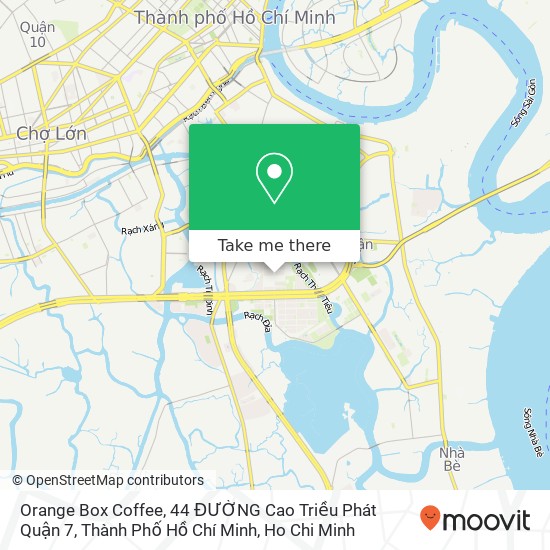 Orange Box Coffee, 44 ĐƯỜNG Cao Triều Phát Quận 7, Thành Phố Hồ Chí Minh map