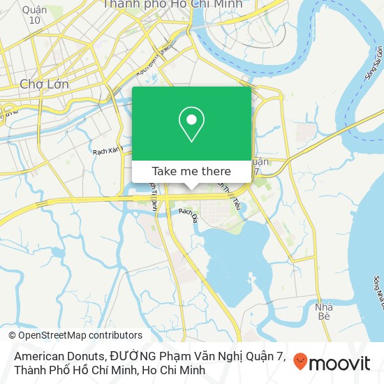 American Donuts, ĐƯỜNG Phạm Văn Nghị Quận 7, Thành Phố Hồ Chí Minh map