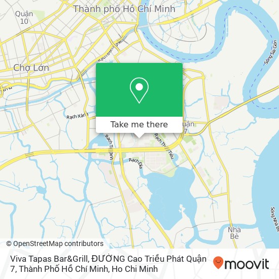 Viva Tapas Bar&Grill, ĐƯỜNG Cao Triều Phát Quận 7, Thành Phố Hồ Chí Minh map