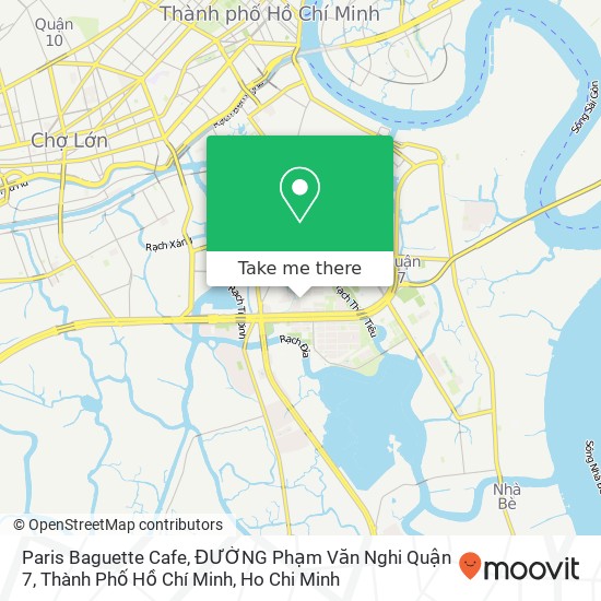 Paris Baguette Cafe, ĐƯỜNG Phạm Văn Nghi Quận 7, Thành Phố Hồ Chí Minh map