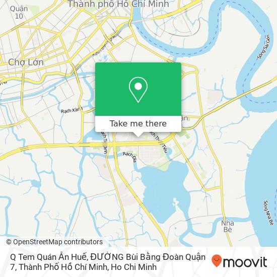 Q Tem Quán Ăn Huế, ĐƯỜNG Bùi Bằng Đoàn Quận 7, Thành Phố Hồ Chí Minh map