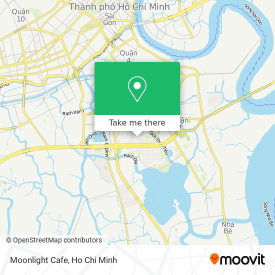 Moonlight Cafe map