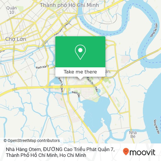 Nhà Hàng Otem, ĐƯỜNG Cao Triều Phát Quận 7, Thành Phố Hồ Chí Minh map