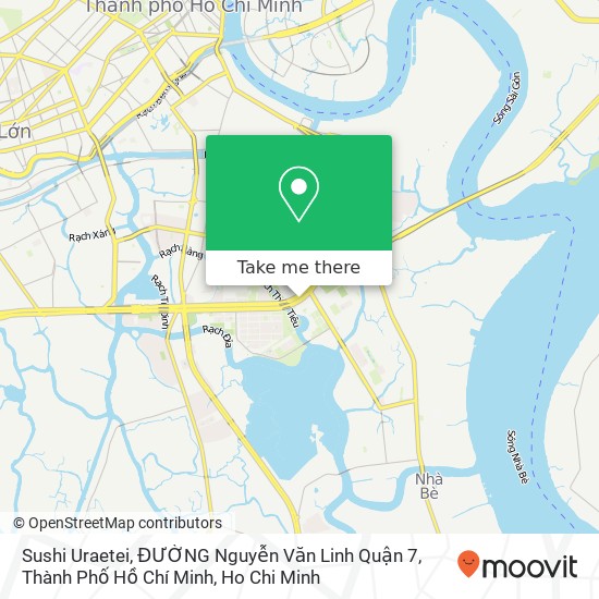 Sushi Uraetei, ĐƯỜNG Nguyễn Văn Linh Quận 7, Thành Phố Hồ Chí Minh map