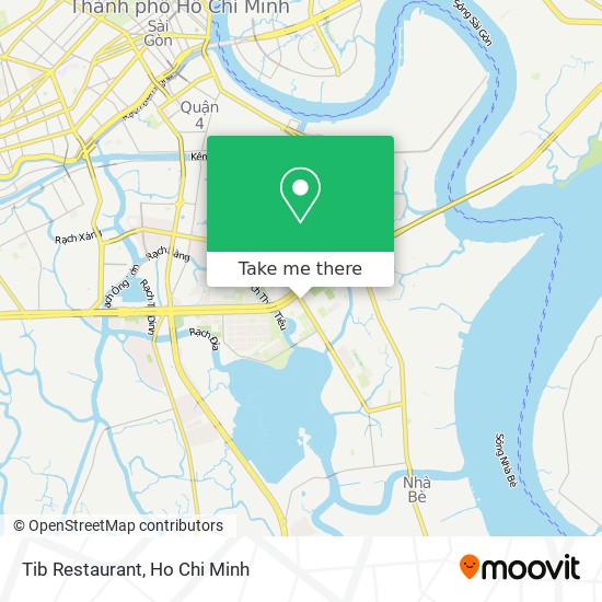 Tib Restaurant map