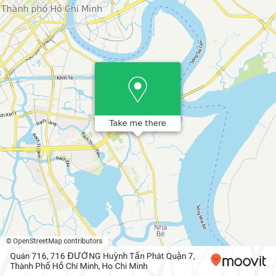 Quán 716, 716 ĐƯỜNG Huỳnh Tấn Phát Quận 7, Thành Phố Hồ Chí Minh map