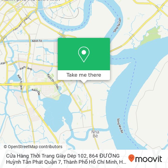 Cửa Hàng Thời Trang Giày Dép 102, 864 ĐƯỜNG Huỳnh Tấn Phát Quận 7, Thành Phố Hồ Chí Minh map