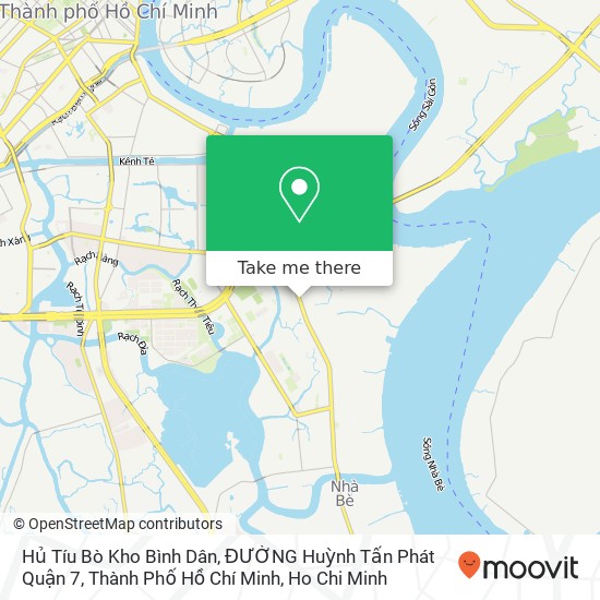 Hủ Tíu Bò Kho Bình Dân, ĐƯỜNG Huỳnh Tấn Phát Quận 7, Thành Phố Hồ Chí Minh map