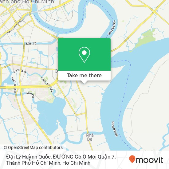 Đại Lý Huỳnh Quốc, ĐƯỜNG Gò Ô Môi Quận 7, Thành Phố Hồ Chí Minh map