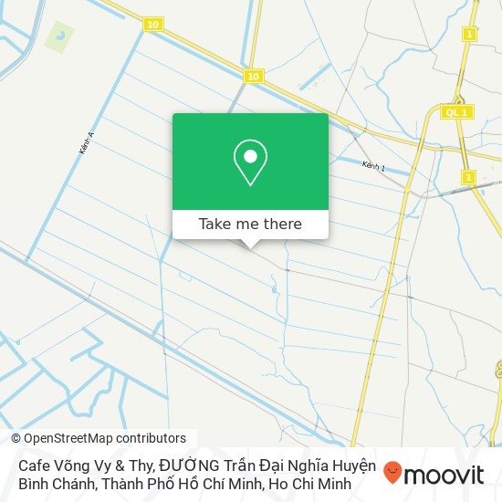 Cafe Võng Vy & Thy, ĐƯỜNG Trần Đại Nghĩa Huyện Bình Chánh, Thành Phố Hồ Chí Minh map