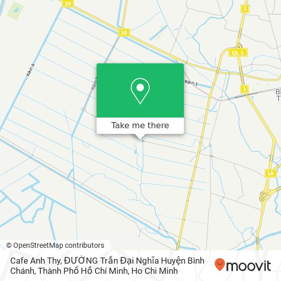 Cafe Anh Thy, ĐƯỜNG Trần Đại Nghĩa Huyện Bình Chánh, Thành Phố Hồ Chí Minh map