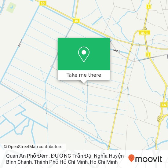 Quán Ăn Phố Đêm, ĐƯỜNG Trần Đại Nghĩa Huyện Bình Chánh, Thành Phố Hồ Chí Minh map