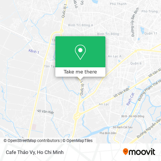 Cafe Thảo Vy map