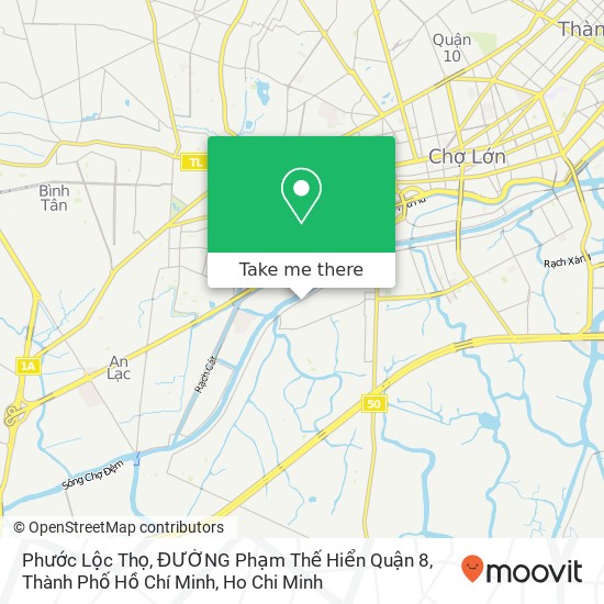 Phước Lộc Thọ, ĐƯỜNG Phạm Thế Hiển Quận 8, Thành Phố Hồ Chí Minh map