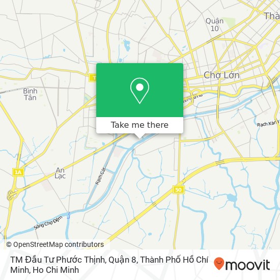 TM Đầu Tư Phước Thịnh, Quận 8, Thành Phố Hồ Chí Minh map